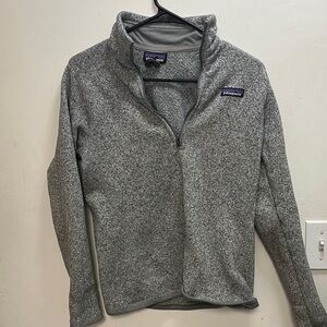 Patagonia Heather Gray Fleece Jacket